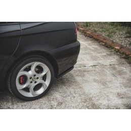 Lames De Pare-Chocs Arrière Latérales Alfa Romeo 156 SW Facelift Noir Brillant