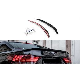 Spoiler Cap Maxton Lexus LS Mk4 Facelift Noir Brillant