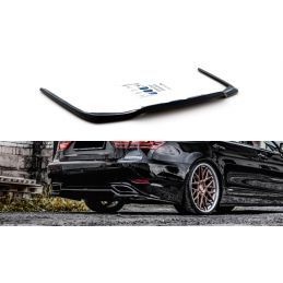 Maxton Central Arriere Splitter Lexus LS Mk4 Facelift Gloss Black, LE-LS-4F-RD1G Tuning.fr