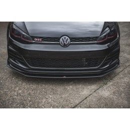 Maxton Sport Durabilité Lame Du Pare-Chocs Avant / Splitter VW Golf 7 GTI TCR Red, VWGO7FGTITCRCNC-FD1BRB Tuning.fr