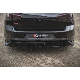 Maxton Sport Durabilité Central Diffuseur Arriere VW Golf 7 GTI TCR Red, VWGO7FGTITCRCNC-RS1BRB Tuning.fr
