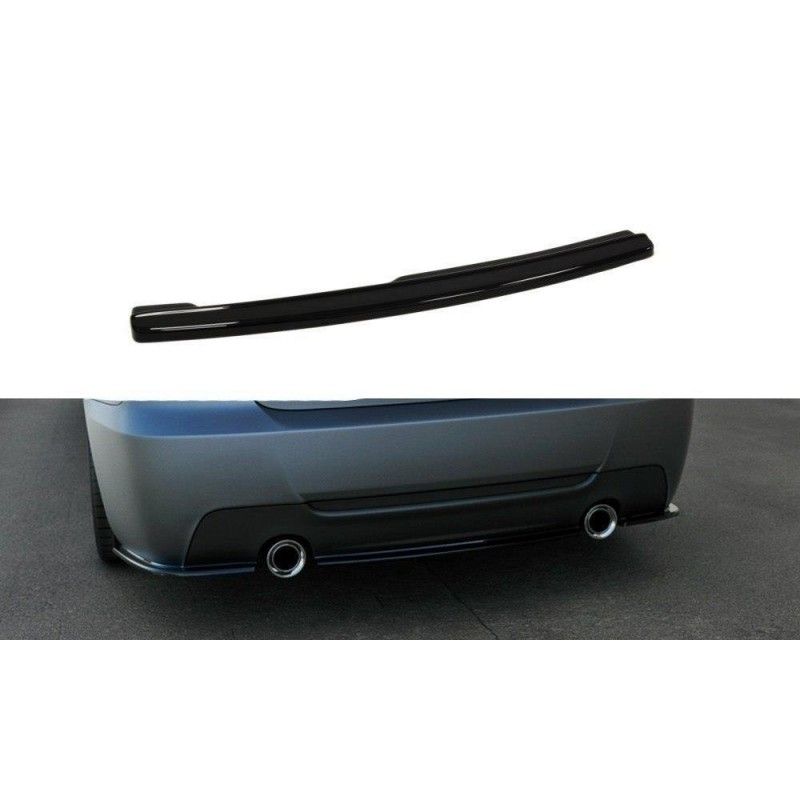 Maxton CENTRAL ARRIÈRE SPLITTER BMW 3 E92 MPACK Gloss Black, BM-3-92-MPACK-RD1G Tuning.fr