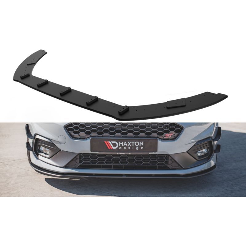 Maxton Sport Durabilité Lame Du Pare-Chocs Avant Ford Fiesta Mk8 ST / ST-Line Black, FOFI8STCNC-FD1B Tuning.fr