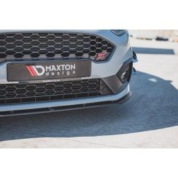 Maxton Sport Durabilité Lame Du Pare-Chocs Avant Ford Fiesta Mk8 ST / ST-Line Black, FOFI8STCNC-FD1B Tuning.fr