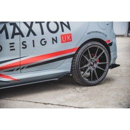 Maxton Sports Durabilité Rajouts Des Bas De Caisse + Flaps Ford Fiesta Mk8 ST / ST-Line Black-Red + Gloss Flaps, FOFI8STCNC-SD2B