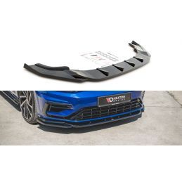 Maxton Lame Du Pare-Chocs Avant V.9 VW Golf 7 R / R-Line Facelift Gloss Black, VW-GO-7F-R-FD9G Tuning.fr