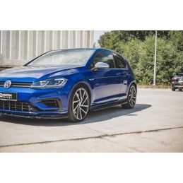 Maxton Rajouts Des Bas De Caisse V.4 VW Golf 7 R / R-Line Facelift Gloss Black, VW-GO-7F-R-SD4G Tuning.fr