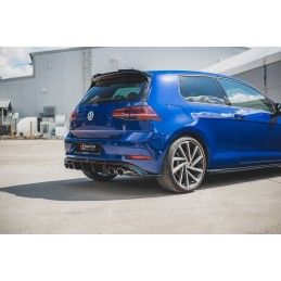 Diffuseur Arrière Complet V.3 VW Golf 7 R Facelift Noir Brillant