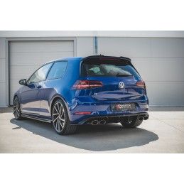 Diffuseur Arrière Complet V.3 VW Golf 7 R Facelift Noir Brillant