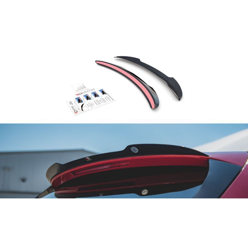 Spoiler Cap Maxton Mercedes-Benz CLA Shooting Brake AMG-Line (X118) Noir Brillant