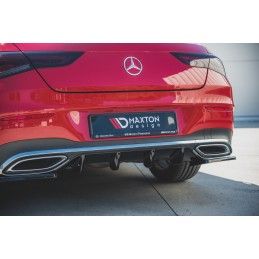 Diffuseur Arrière Complet Mercedes-Benz CLA Shooting Brake AMG-Line X118 Noir Brillant