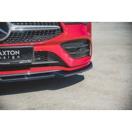 Maxton Lame Du Pare-Chocs Avant V.2 Mercedes-Benz CLA A35 AMG / AMG-Line C118 Gloss Black, ME-CLA-118-AMGLINE-FD2G Tuning.fr