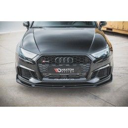 LAME AVANT MAXTON V.3 Audi RS3 8V FL Sportback Noir Brillant