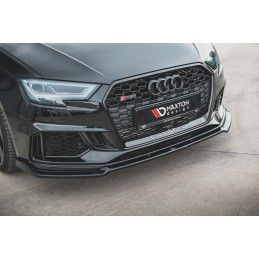 LAME AVANT MAXTON V.3 Audi RS3 8V FL Sportback Noir Brillant