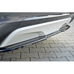 CENTRAL ARRIÈRE MAXTON BMW X4 M-PACK (sans une barre verticale) Noir Brillant