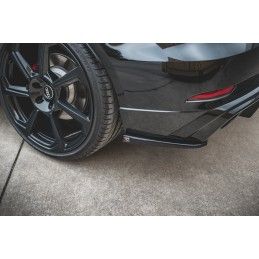 Lames De Pare-Chocs Arrière Latérales V.2 Audi RS3 8V Sportback Facelift Noir Brillant