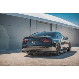 Maxton Diffuseur Arrière Complet Audi S8 D4 Facelift Gloss Black, AU-S8-D4-RS1G Tuning.fr