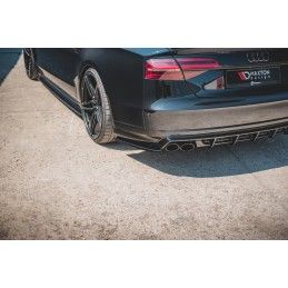 Maxton Lames De Pare-Chocs Arrière Latérales V.2 Audi S8 D4 Facelift Gloss Black, AU-S8-D4-RSD2G Tuning.fr