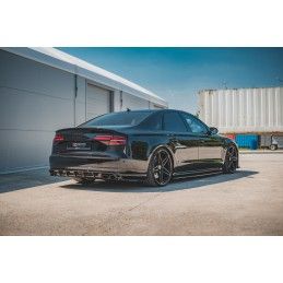 Maxton Lames De Pare-Chocs Arrière Latérales V.2 Audi S8 D4 Facelift Gloss Black, AU-S8-D4-RSD2G Tuning.fr