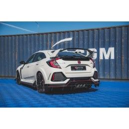 Sports Durabilité Diffuseur Arrière Complet Honda Civic X Type R Noir