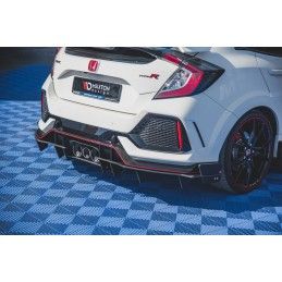 Sports Durabilité Diffuseur Arrière Complet Honda Civic X Type R Noir