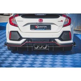 Sports Durabilité Diffuseur Arrière Complet Honda Civic X Type R Noir