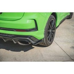 Lames De Pare-Chocs Arrière Latérales Audi RSQ3 F3 Noir Brillant