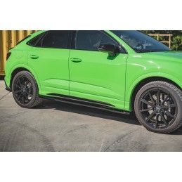 Rajouts Des Bas De Caisse MAXTON Audi RSQ3 / Q3 S-Line F3 Noir Brillant