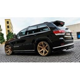 CENTRAL ARRIÈRE MAXTON Jeep Grand Cherokee WK2 Summit APRES FACELIFT (avec une barre verticale) Noir Brillant