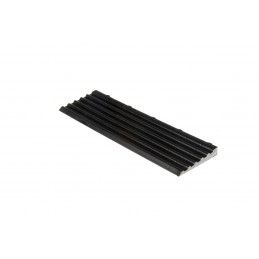 Maxton "MAXTON Floor" sol modulaire- Tuile de bord (Boucles femelles) Female Loops, MXFL-EDGE-F-BLACK-1 Tuning.fr