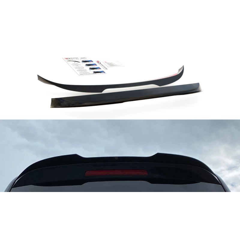 Maxton Spoiler Cap Volkswagen Caddy Mk. 4 Gloss Black, VW-CA-4-CAP1G Tuning.fr