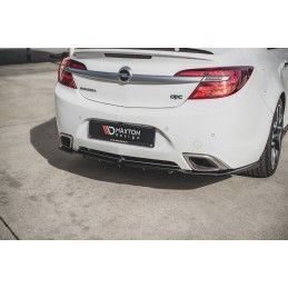 Central Arriere Splitter (avec une barre verticale) Opel Insignia Mk. 1 OPC Facelift Noir Brillant