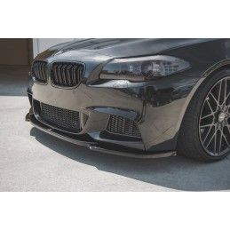 LAME AVANT MAXTON V.4 BMW 5 F10/F11 M-Pack Noir Brillant