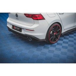 Lames De Pare-Chocs Arrière Latérales Volkswagen Golf 8 GTI Noir Brillant
