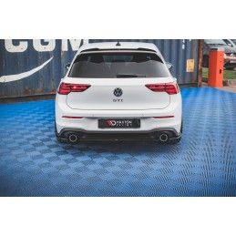 Maxton Central Arriere Splitter Volkswagen Golf 8 GTI Gloss Black, VW-GO-8-GTI-RD1G Tuning.fr