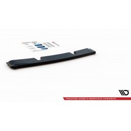 Maxton Central Arriere Splitter Volkswagen Golf 8 GTI Gloss Black, VW-GO-8-GTI-RD1G Tuning.fr