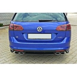 CENTRAL ARRIÈRE MAXTON VW GOLF MK7 R ESTATE (sans une barre verticale) Noir Brillant