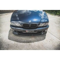 Lames De Pare-Chocs Avant Latérales + LAME AVANT MAXTON BMW M5 E39 Noir Brillant