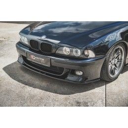 Lames De Pare-Chocs Avant Latérales + LAME AVANT MAXTON BMW M5 E39 Noir Brillant