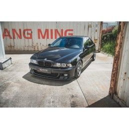 Lames De Pare-Chocs Avant Latérales + LAME AVANT MAXTON BMW M5 E39 Noir Brillant