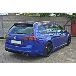 CENTRAL ARRIÈRE MAXTON VW GOLF MK7 R ESTATE (sans une barre verticale) Noir Brillant