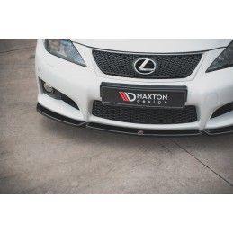 Maxton Lame Du Pare-Chocs Avant V.1 Lexus IS F Mk2 Gloss Black, LE-ISF-2-FD1G Tuning.fr