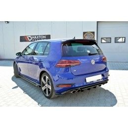 Maxton CENTRAL ARRIÈRE SPLITTER VW GOLF VII R (APRES FACELIFT) Gloss Black, VW-GO-7F-R-RS2G Tuning.fr