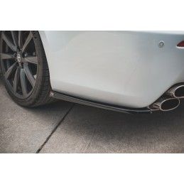 Lames De Pare-Chocs Arrière Latérales Lexus IS F Mk2 Noir Brillant