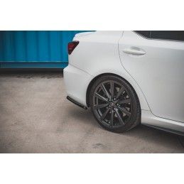 Lames De Pare-Chocs Arrière Latérales Lexus IS F Mk2 Noir Brillant