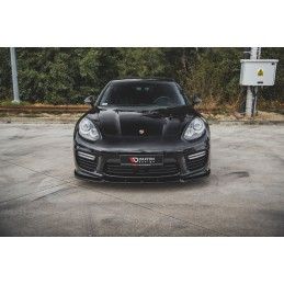 LAME AVANT MAXTON V.1 Porsche Panamera Turbo 970 Facelift Noir Brillant