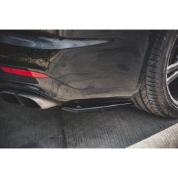 Lames De Pare-Chocs Arrière Latérales Porsche Panamera Turbo 970 Facelift Noir Brillant