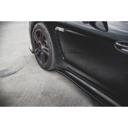 Rajouts Des Bas De Caisse MAXTON V.2 Porsche Panamera Turbo 970 Facelift Noir Brillant