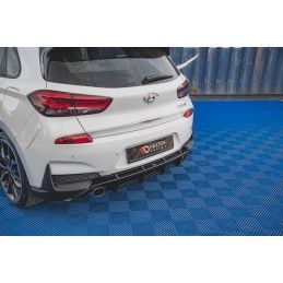 Diffuseur Arrière Complet V.3 Hyundai I30 N Mk3 Hatchback Noir Brillant