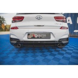 Diffuseur Arrière Complet V.3 Hyundai I30 N Mk3 Hatchback Noir Brillant